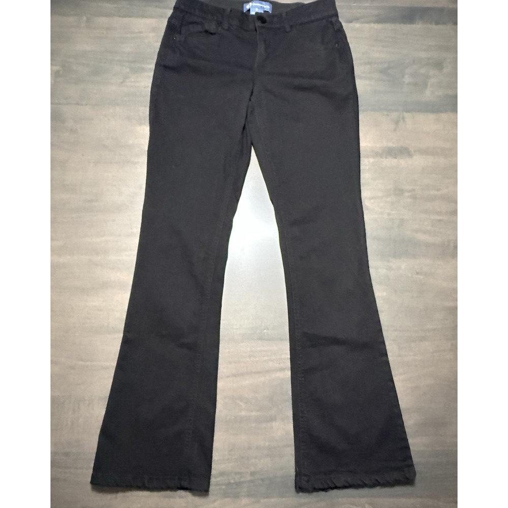 Democracy Jeans Womens 6 Black Absolution Skinny Stretch Denim Mid Rise Pants
